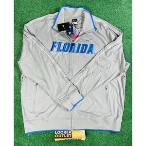Gray Nike University of Florida FitDri Basketball Jacket Elite Gators size 3XL